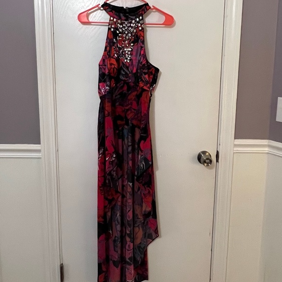 Bebe Bedazzled Flowy Top - Picture 1 of 4